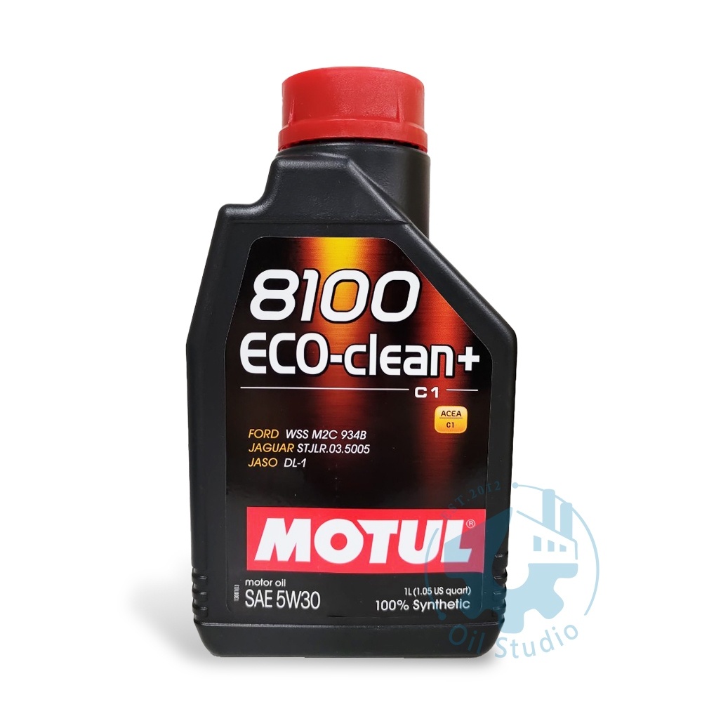 《油工坊》MOTUL 8100 Eco-Clean+ 5W30 全合成 機油  C1