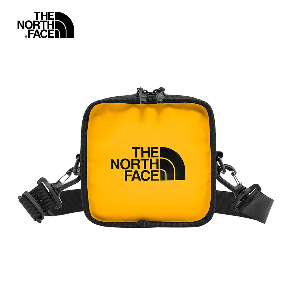 The North Face北面男女款黃黑色方型休閒單肩包｜3VWSZU3