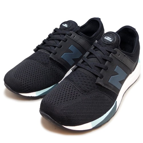 (買鞋送NIKE襪) NEW BALANCE 247 MRL247D 黑白 網布 輕量 慢跑 男女中性 情侶鞋