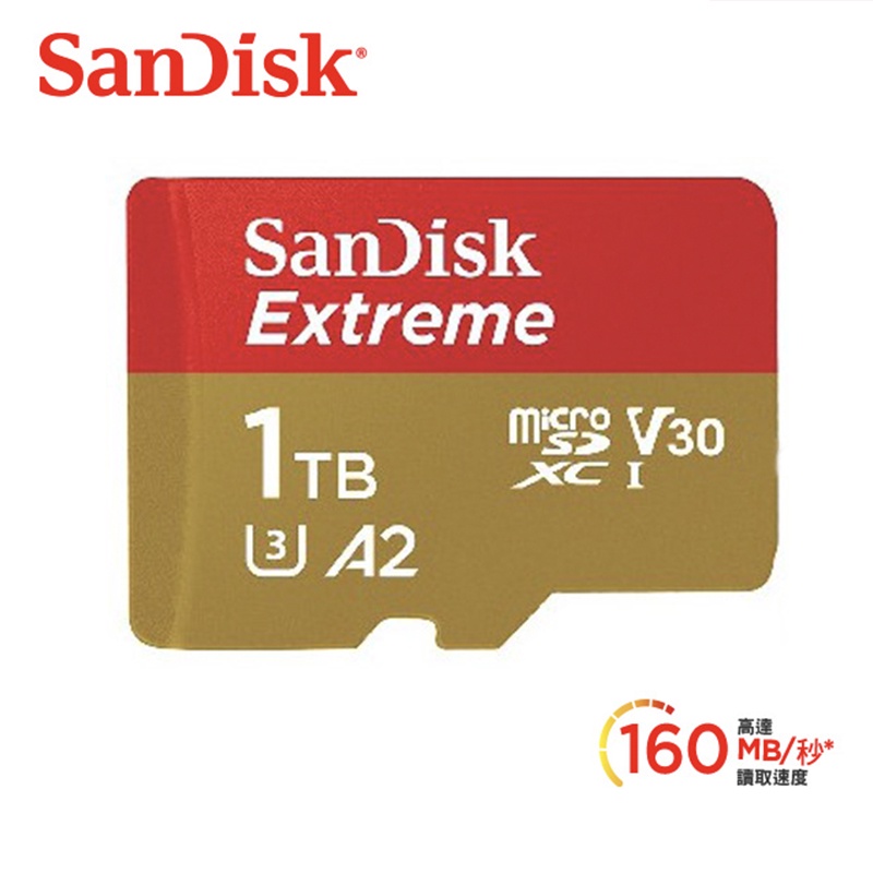 【eYe攝影】台灣公司貨 SanDisk Extreme microSDXC A2 1T 記憶卡 高速記憶卡