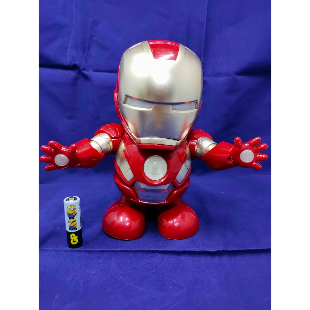 鋼鐵人 跳舞鋼鐵小俠機器人 電動鋼鐵機器人 跳舞鋼鐵人