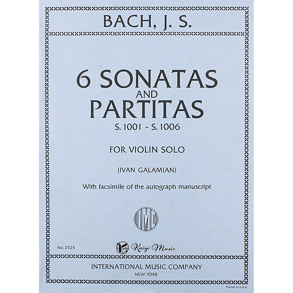 凱翊 Imc 巴哈 小提琴奏鳴曲與無伴奏組曲bach Sonatas Partitas 國小 高中職組指定曲 蝦皮購物