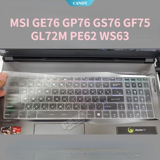 適用於 MSI GE76 GP76 GS76 GF75 GL72M PE62 WS63 17.3 英寸全系列筆記本電腦矽