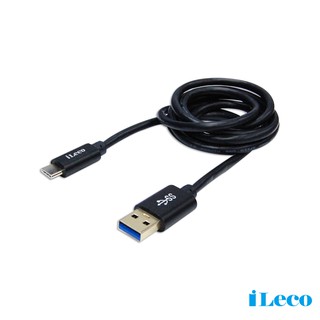 iLeco USB 3.1 Gen1 Type-C雙面插大電流傳輸線 1.2M 手機線 快充線