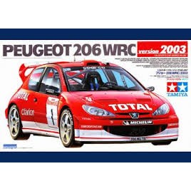 (大鳥叔叔模型) TAMIYA田宮24267 1/24寶獅 PEUGEOT 206 WRC VERSION2003年拉力