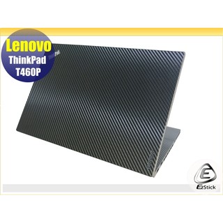 【Ezstick】Lenovo T460P 指紋機 專用 黑色立體紋機身貼 (上蓋貼、鍵盤週圍貼)DIY包膜