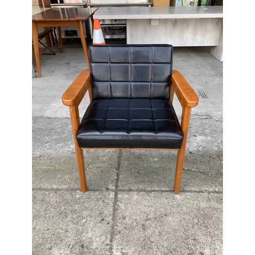 永達二手傢俱生活館/全新工業風沙發/單人皮沙發/美式復古沙發/扶手沙發/套房沙發/黑皮沙發/沙發椅/LOFT沙發