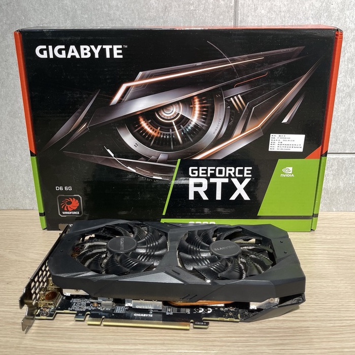 ⭐一江資訊⭐二手良品 技嘉GIGAYBYTE RTX2060 6GB 雙風扇