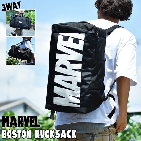 【Mr.Japan】日本代購 MARVEL 漫威 2WAY 變形 後背包 後背 包 波士頓包 行李袋 旅行 男 女 設計
