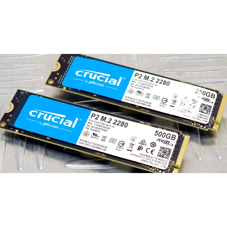Micron美光 Crucial P2 500G M.2/五年保/SSD固態硬碟