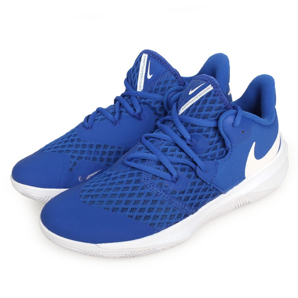 【NIKE】排球鞋 男鞋 運動鞋 羽球鞋 桌球鞋 緩震 包覆 藍 CI2964-410