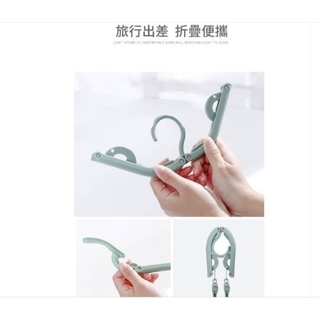 努特NUIT 旅行曬衣架混色(附夾子）