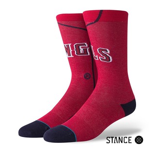 美國 STANCE ANGELS MLB 洛杉磯天使隊 男襪 休閒襪 長襪 M545C18ANA RED