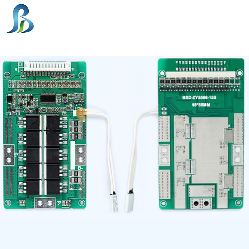 電池 保護板 比思達15串48V磷酸鐵鋰電池保護板54V三元鋰保護板同口集成IC均衡