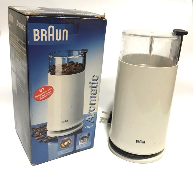 BRAUN 德國百靈咖啡豆研磨機 KSM2 咖啡研磨機 磨咖啡 滴咖啡 濾掛式咖啡 掛耳式咖啡 美式咖啡 上班族