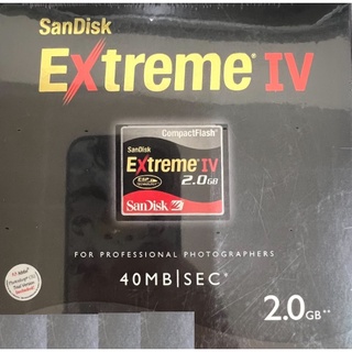 美國SanDisk Extreme 2.0GB 2GB CompactFlash 記憶卡 專業攝影師 CF卡(相機記憶卡