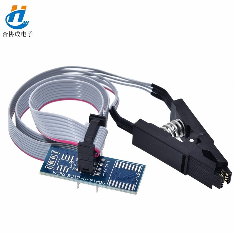 CH341A 24 25系列EEPROM Flash BIOS USB編程器模塊+ SOIC8 SOP8 測試夾| 蝦皮購物 CH341A 24 25系列EEPROM Flash BIOS USB編程器模塊+ SOIC8 SOP8 測試夾| 蝦皮購物