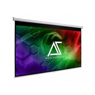 Akia Screens AK-M100V-W 100吋 4:3標準手拉幕 (白色機殼) 公司貨享保固《名展音響》
