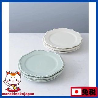 日本 BRUNO 陶瓷加工盤禮盒組(直徑 21cm×４) 白色 BHK103-WH