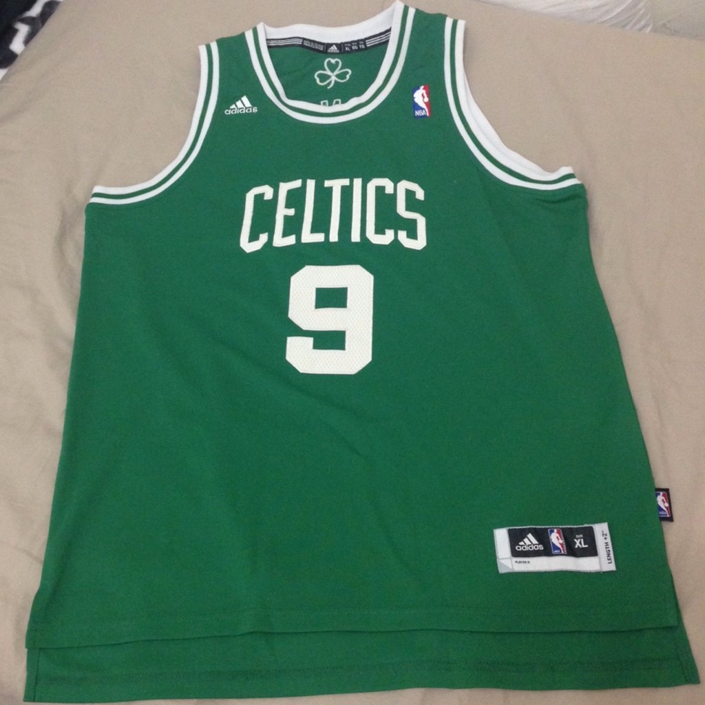 Adidas  愛迪達 波士頓 塞爾提克 Celtics Rondo 客場綠 #9 NBA 球衣 二手 青年版