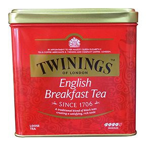 TWININGS 唐寧紅茶-英倫早餐茶 罐裝茶葉/500g 期限：2025/3/3-【良鎂咖啡精品館】