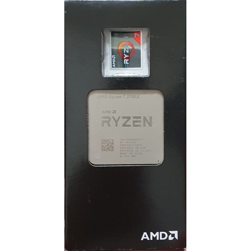 AMD CPU Ryzen 7 3700X 陸版(國際通用)