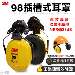 【3M】H9P3E 安全帽專用隔音耳罩 夾帽式耳罩 隔音耳罩 安全帽 工作帽 工程帽