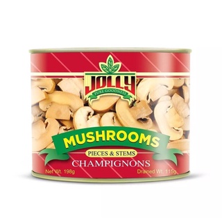 菲律賓🇵🇭Jolly Mushrooms Pieces & Stems 蘑菇 切片 罐頭 蘑菇罐頭 切片蘑菇