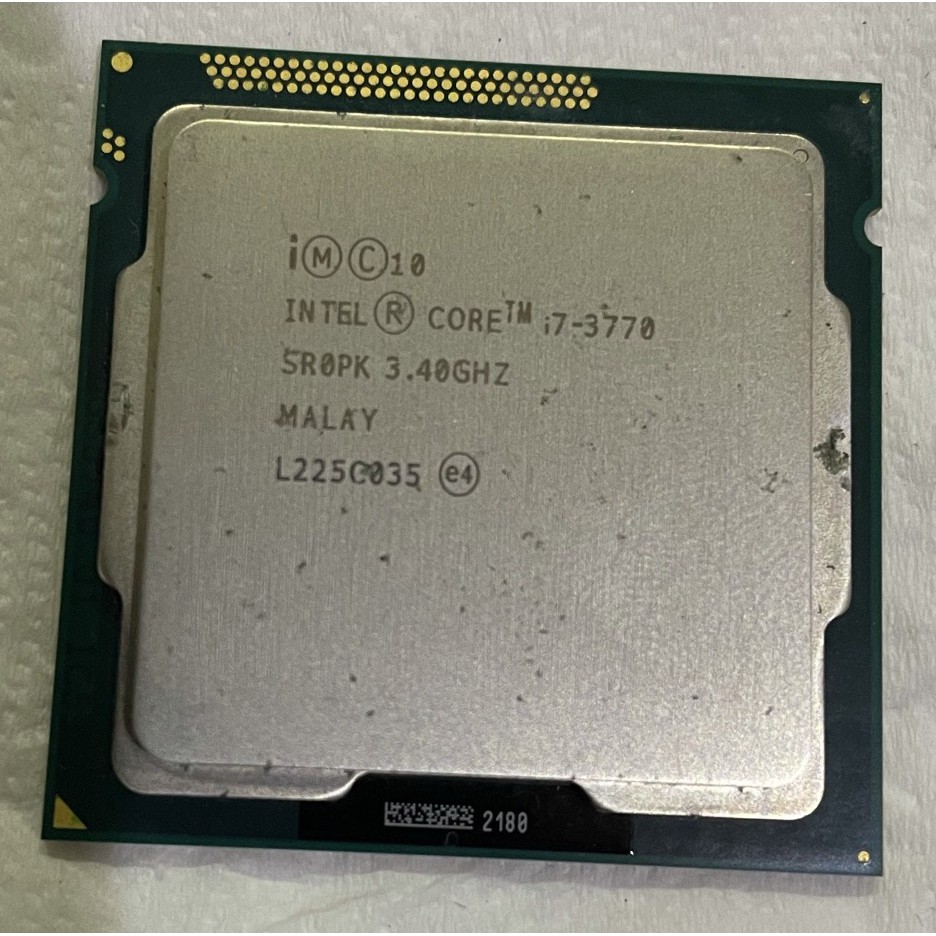二手良品 INTEL i7 3770 CPU 處理器 LGA 1155 三代 四核心