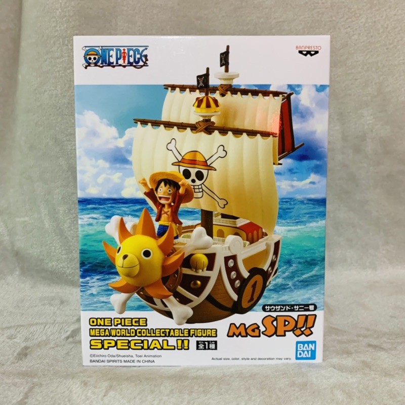 全新 代理版 寬盒 One Piece 海賊王 航海王 wcf Mega SP 魯夫 千陽號 桑尼號 海賊船 船