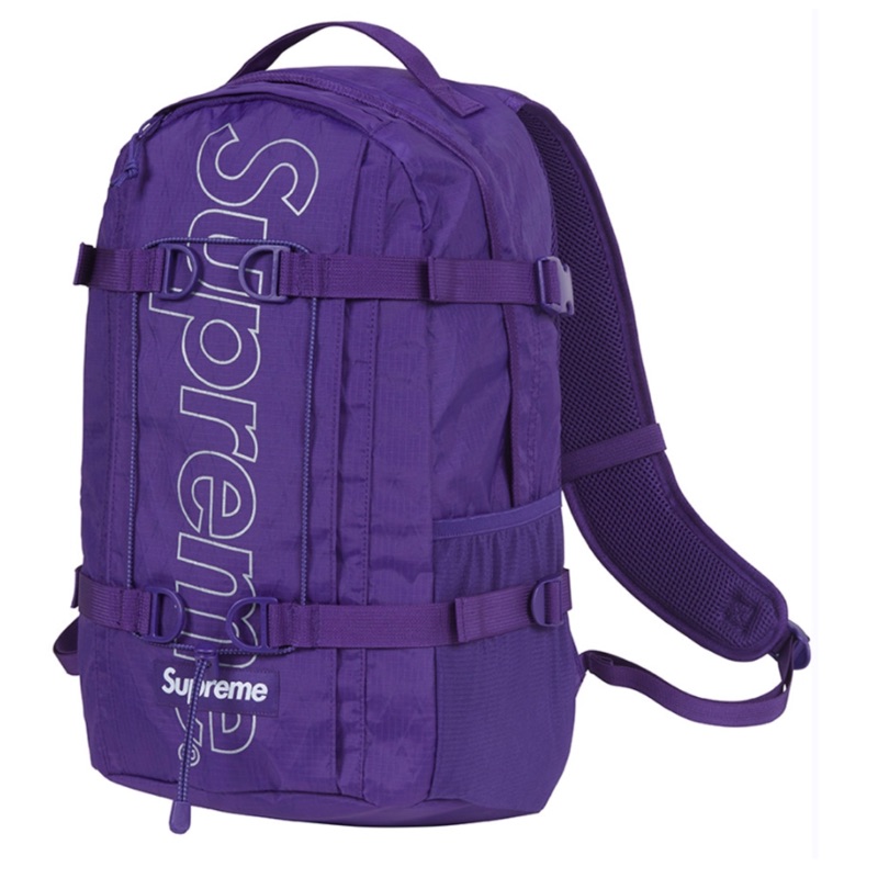 supreme fw18 backpack yellow