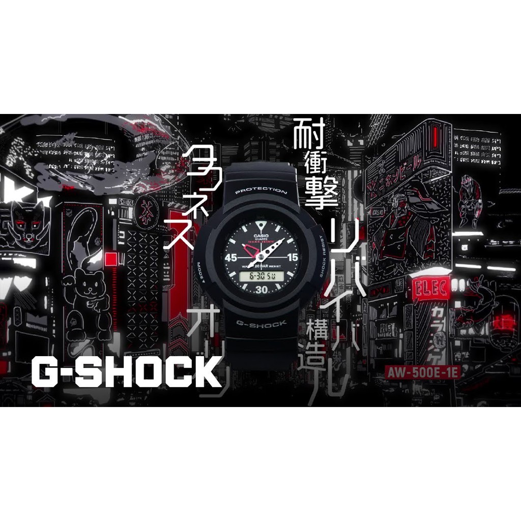 秀 Casio專賣店公司貨附保證卡及發票g Shock復刻再上市aw 500e 1e 蝦皮購物