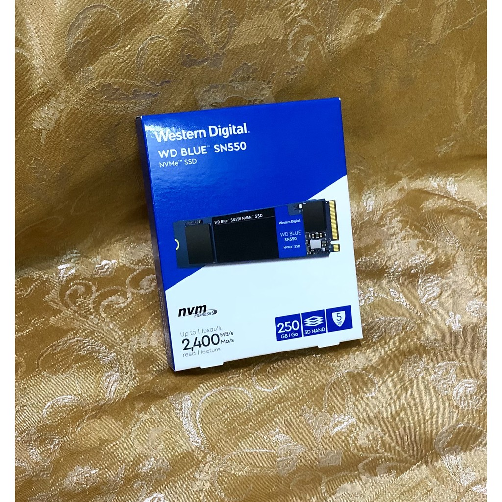 全新 WD 藍標 SN550 250G 500G SSD M.2 NVMe PCIE 固態硬碟