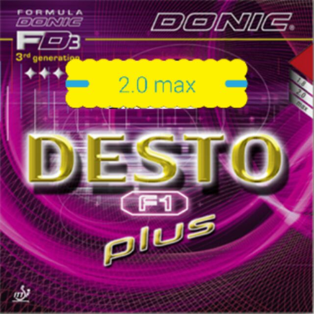 DONIC F1 PLUS