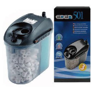 [HAPPY水族] 義大利EDEN 伊登 501型外置圓桶過濾器 300L/H 迷你圓筒過濾器 過濾筒 迷你圓桶