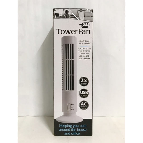 Tower Fan USB 桌上型迷你大廈扇 涼感電風扇