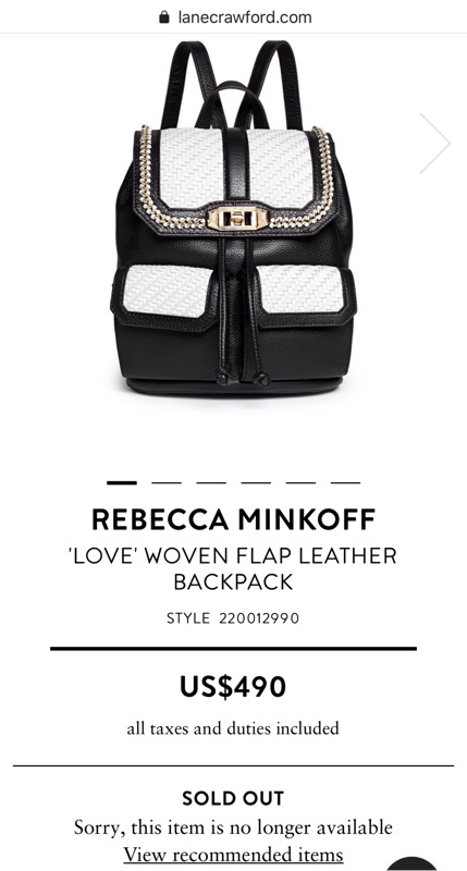 rebecca minkoff woven bag