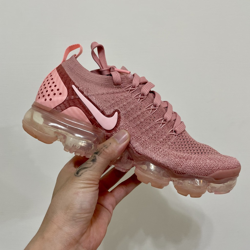 rust pink flyknit vapormax