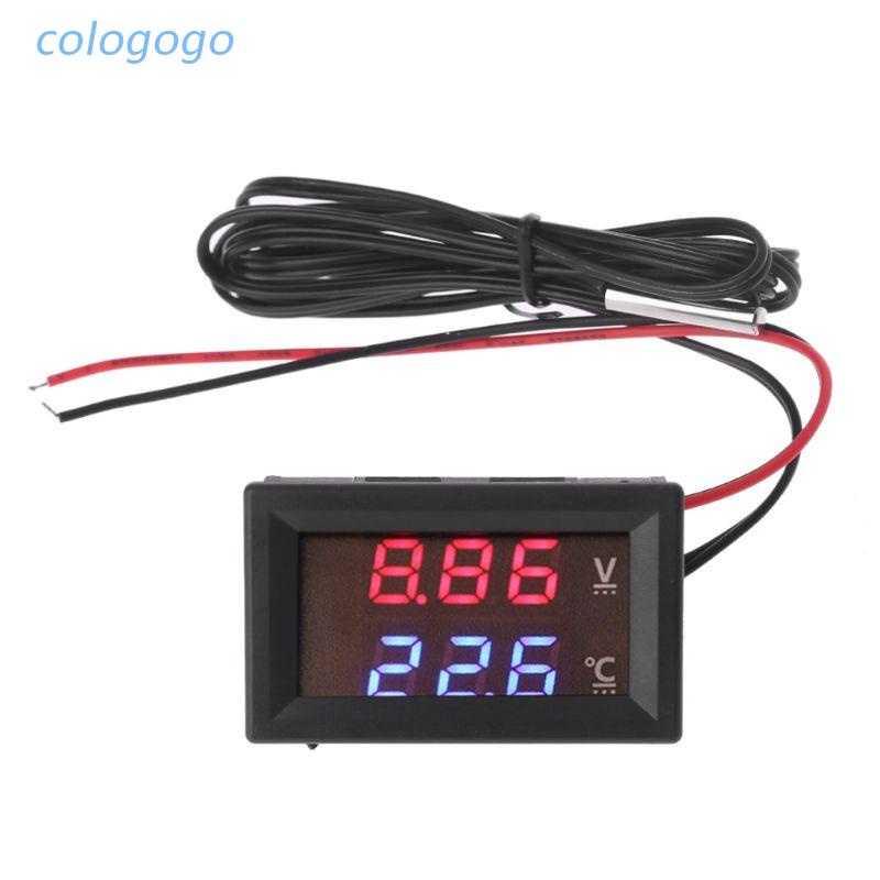 Colo 12v / 24v Led 顯示汽車電壓和水溫表電壓表溫度計