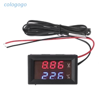 Colo 12v / 24v Led 顯示汽車電壓和水溫表電壓表溫度計