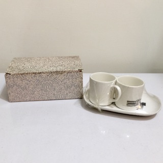 全新 泡茶 水杯 茶杯 咖啡杯 禮盒組 白色