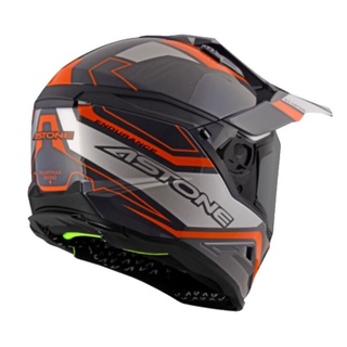ASTONE MX800 BF9 黑銀橘 越野式 安全帽 快拆式帽舌 內墨鏡 全罩式 安全帽《淘帽屋》