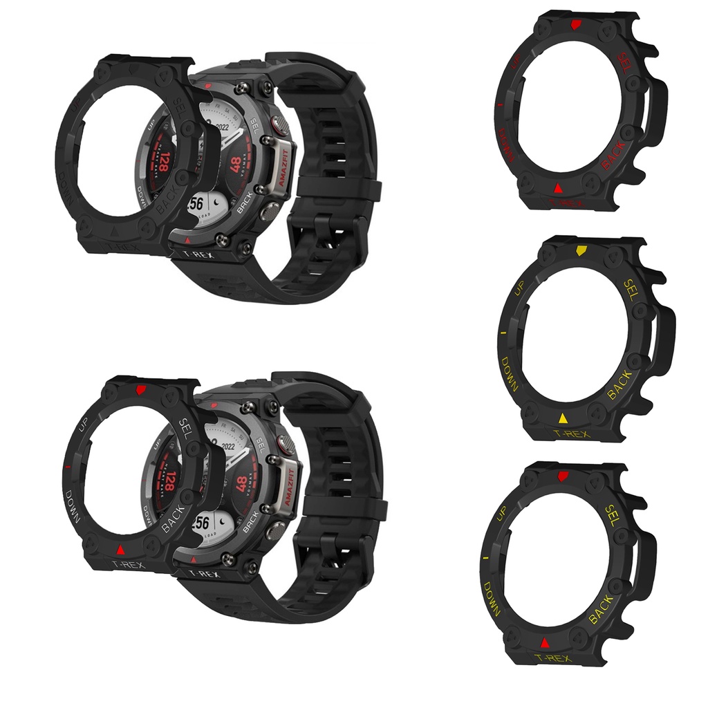 Huami Amazfit T-Rex 2 手錶蓋框架的 PC 保護套
