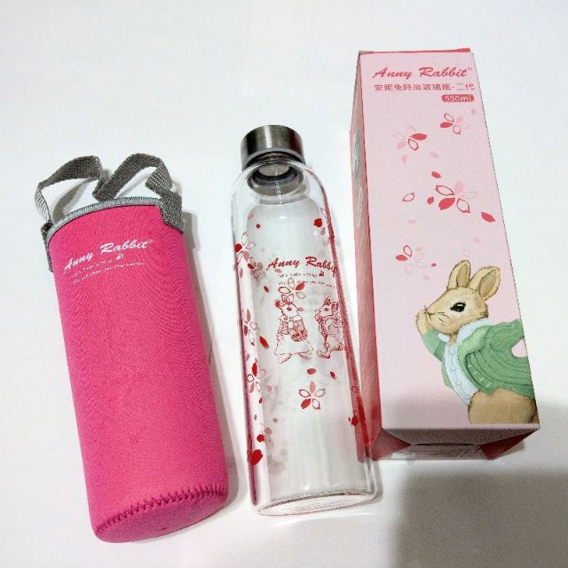 【全新】安妮兔時尚玻璃瓶-二代