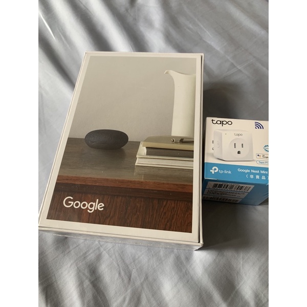 Google Nest Mini 2  二代 藍芽智慧音箱、含製慧插座