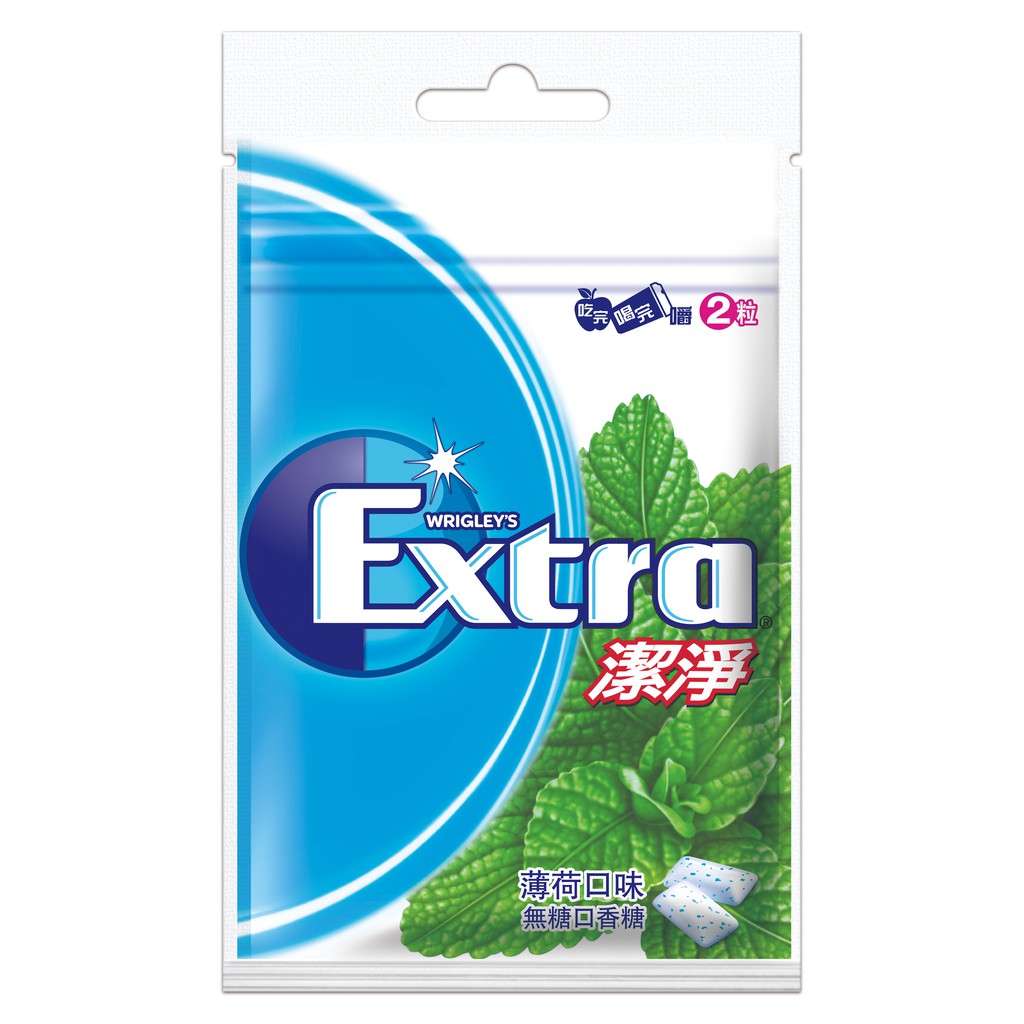 Extra無糖口香糖-薄荷口味/清檸薄荷/海鹽荔枝/香濃密瓜/青蘋萊姆/沁甜草莓