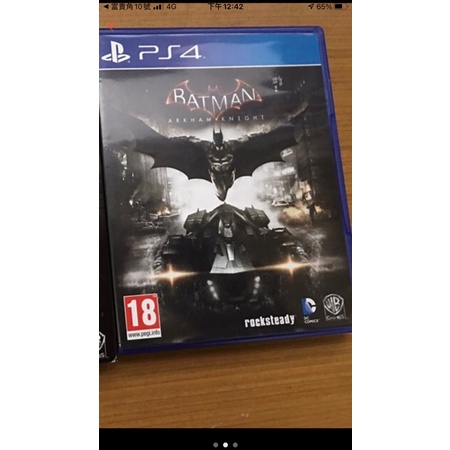PS4 蝙蝠俠 阿卡漢騎士 Batman Arkham Knight 英文 光碟無刮