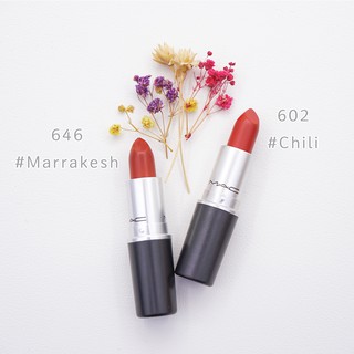 Marrakesh Chili 現貨 MAC 霧面唇膏 646 602 502 510 617 309 ruby woo