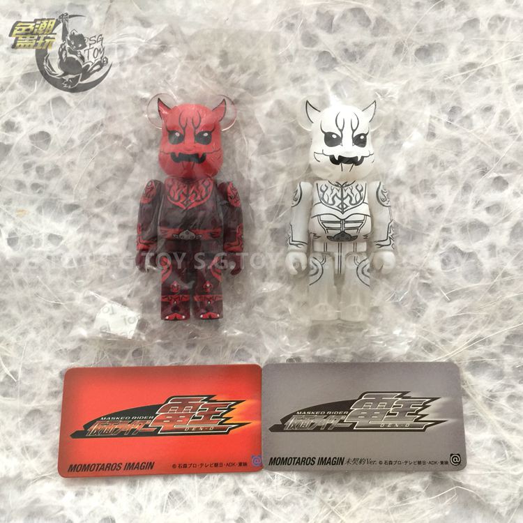 Bearbrick 19代代sf隱藏假面騎士電王100 Be Rbrick積木熊 蝦皮購物