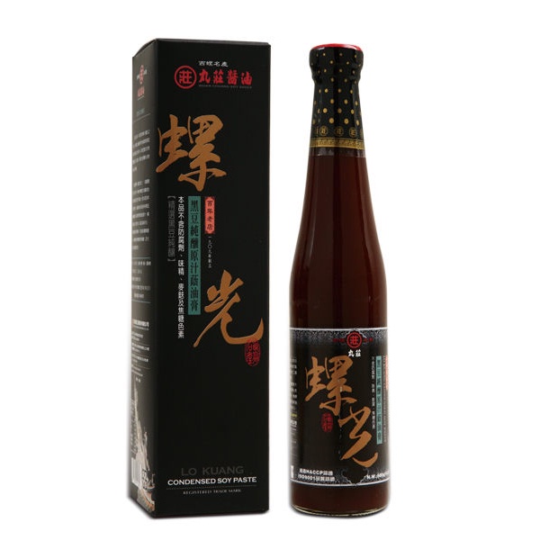 丸莊黑豆螺光蔭油膏420ml